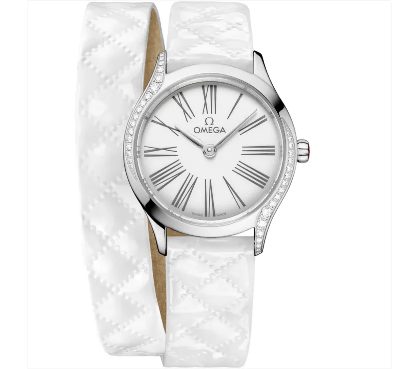 OMEGA DE VILLE MINI TRESOR 428.17.26.60.04.008 DIAMOND QUARTZ