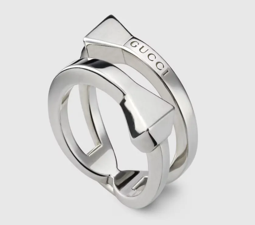 Gucci Chiodo contrarie 925 Silver Ring J8400 0818