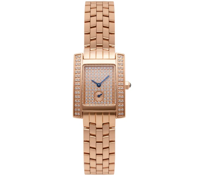 Croton Diamond Case Tank Limited Edition Quartz 